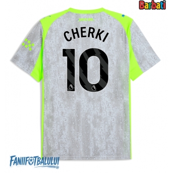 Manchester City Rayan Cherki #10 Tricou Fotbal Replică 2025-26 Barbati Treilea